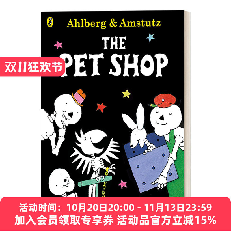 英文原版绘本 Funnybones The Pet Shop 有趣的骨头系列 宠物商店 英文版 进口英语原版书籍