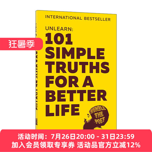 英文原版 Unlearn 101 Simple Truths For a Better Life 摒弃旧念 101个让生活更美好的简单真相 英文版 进口英语原版书籍