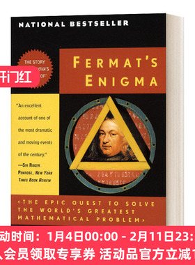 英文原版 Fermat's Enigma 麦特之谜 平装 英文版 进口英语原版书籍