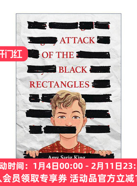 英文原版 Attack of the Black Rectangles 黑色矩形的进攻 精装 学乐金系列 英文版 进口英语原版书籍