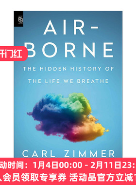 英文原版 Air-Borne 空气传播 我们呼吸的生命的隐秘历史 病毒星球作者卡尔·齐默 英文版 进口英语原版书籍