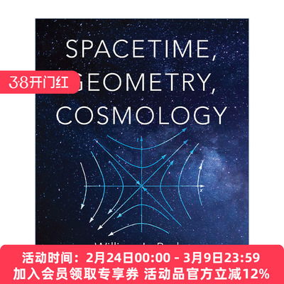 时空  英文原版 Spacetime Geometry Cosmology 几何学 宇宙学 现代物理学 William L. Burke 英文版 进口英语原版书籍