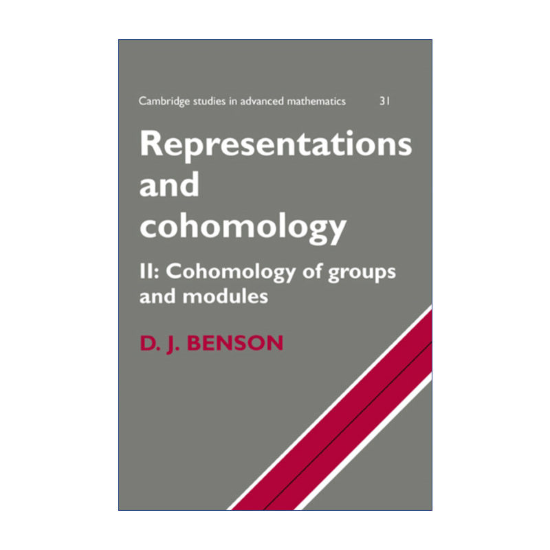 表示论与上同调理论 卷二 英文原版 Representations and Cohomology 剑桥高等数学研究系列 英文版 进口英语原版书籍