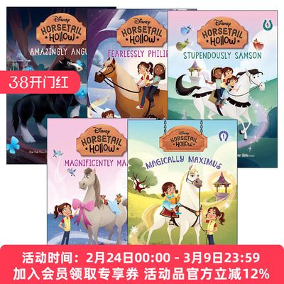 英文原版 Disneys Horsetail Hollow 迪士尼马尾谷冒险记系列1-5册 仙子锤归来作者琪琪·索普 英文版 进口英语原版书籍