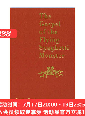 英文原版 The Gospel of the Flying Spaghetti Monster 飞面神经 鲍比·亨德森 飞面神教创始人 精装 英文版 进口英语原版书籍