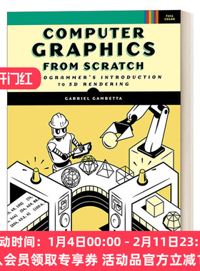 从零开始的计算机图形学 英文原版 Computer Graphics from Scratch 程序员的3D渲染介绍 CG入门 Gabriel Gambetta 进口英语书籍