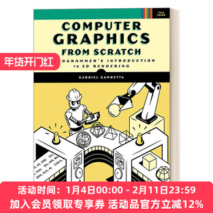从零开始的计算机图形学 英文原版 Computer Graphics from Scratch 程序员的3D渲染介绍 CG入门 Gabriel Gambetta 进口英语书籍