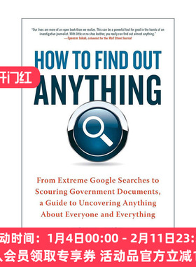 英文原版 How to Find Out Anything 如何找到任何东西 从谷歌到政府文件的搜索指南 Don Macleod 英文版 进口英语原版书籍