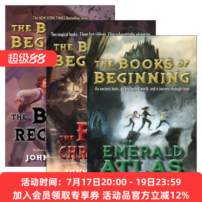 英文原版 Books of Beginning 书的开端系列1-3册 儿童奇幻小说 John Stephens 英文版 进口英语原版书籍
