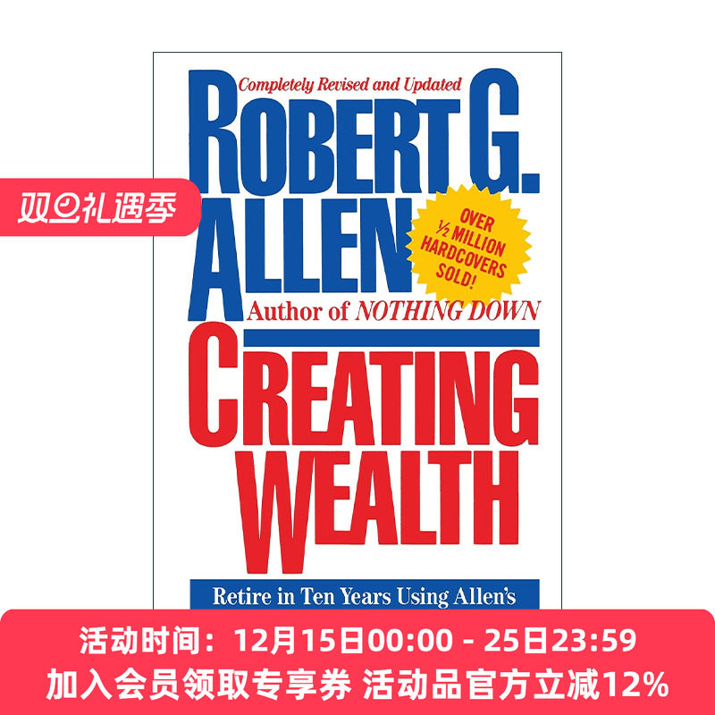 英文原版 Creating Wealth 创造财富 罗伯特·G·艾伦英文版 进口英语原版书籍