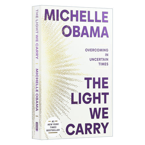 英文原版 The Light We Carry 我们携带的光 米歇尔奥巴马2022新书传记自传 Michelle Obama 在不确定的时代克服 进口英语原版书籍 - 封面