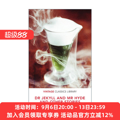 英文原版 Dr Jekyll and Mr Hyde and Other Stories 化身博士及史蒂文森其他故事 Vintage经典图书馆系列 英文版 进口英语书籍
