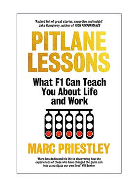 英文原版 Pitlane Lessons 维修站的经验 F1 能教你关于工作与生活的经验 精装 英文版 进口英语原版书籍