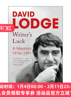 英文原版 Writer's Luck 作家的运气 戴维·洛奇文学评论回忆录 英文版 进口英语原版书籍