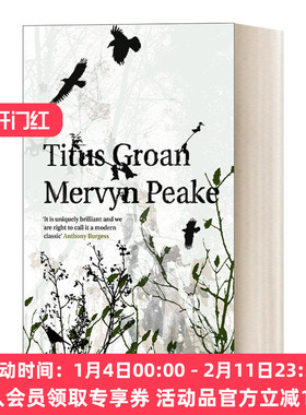 泰忒斯诞生 英文原版小说 Titus Groan 歌门鬼城四部曲 之一 马尔文·皮克 英文版 进口英语原版书籍
