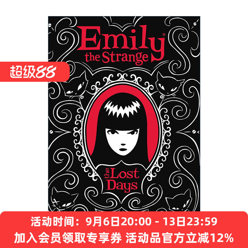 英文原版 Emily the Strange Lost Days 怪异的艾米莉4 失去的日子 美国经典漫画人物小说 儿童章节书 精装 进口英语原版书籍