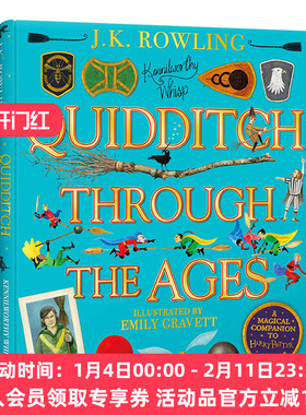 神奇的魁地奇球 英文原版小说 Quidditch Through the Ages 插图版 哈利波特外传 JK罗琳 英文版进口原版英语书籍