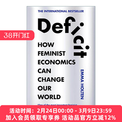 英文原版 Deficit 赤字 女性主义经济学如何改变我们的世界 英文版 进口英语原版书籍
