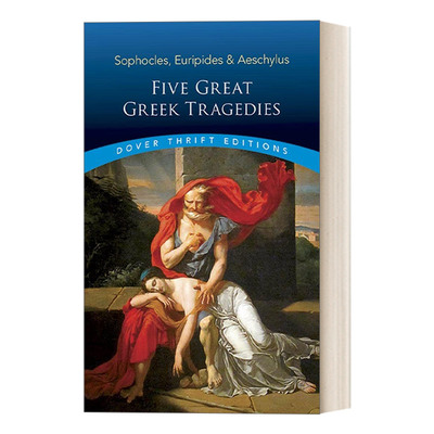 索福克勒斯五大希腊悲剧 英文原版小说 Five Great Greek Tragedies Dover Thrift Editions 英文版 进口英语原版书籍