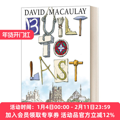 英文原版 Built to Last  古建筑 精装彩绘本版 3个故事合辑 英文版 进口英语原版书籍