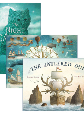 范氏兄弟系列绘本3册 英文原版 The Night Gardener/Ocean Meets Sky/The Antlered Ship 英文版 进口英语原版书籍
