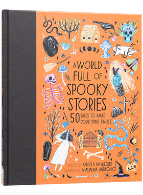 充满诡异故事的世界 英文原版 A World Full of Spooky Stories 儿童奇幻世界趣味英文彩图故事图册图集 英文版 进口英语原版书籍