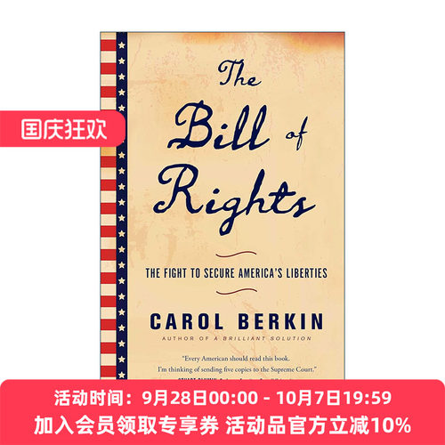 英文原版 The Bill of Rights 权利法案 争取美国人权的斗争 英文版 进口英语原版书籍