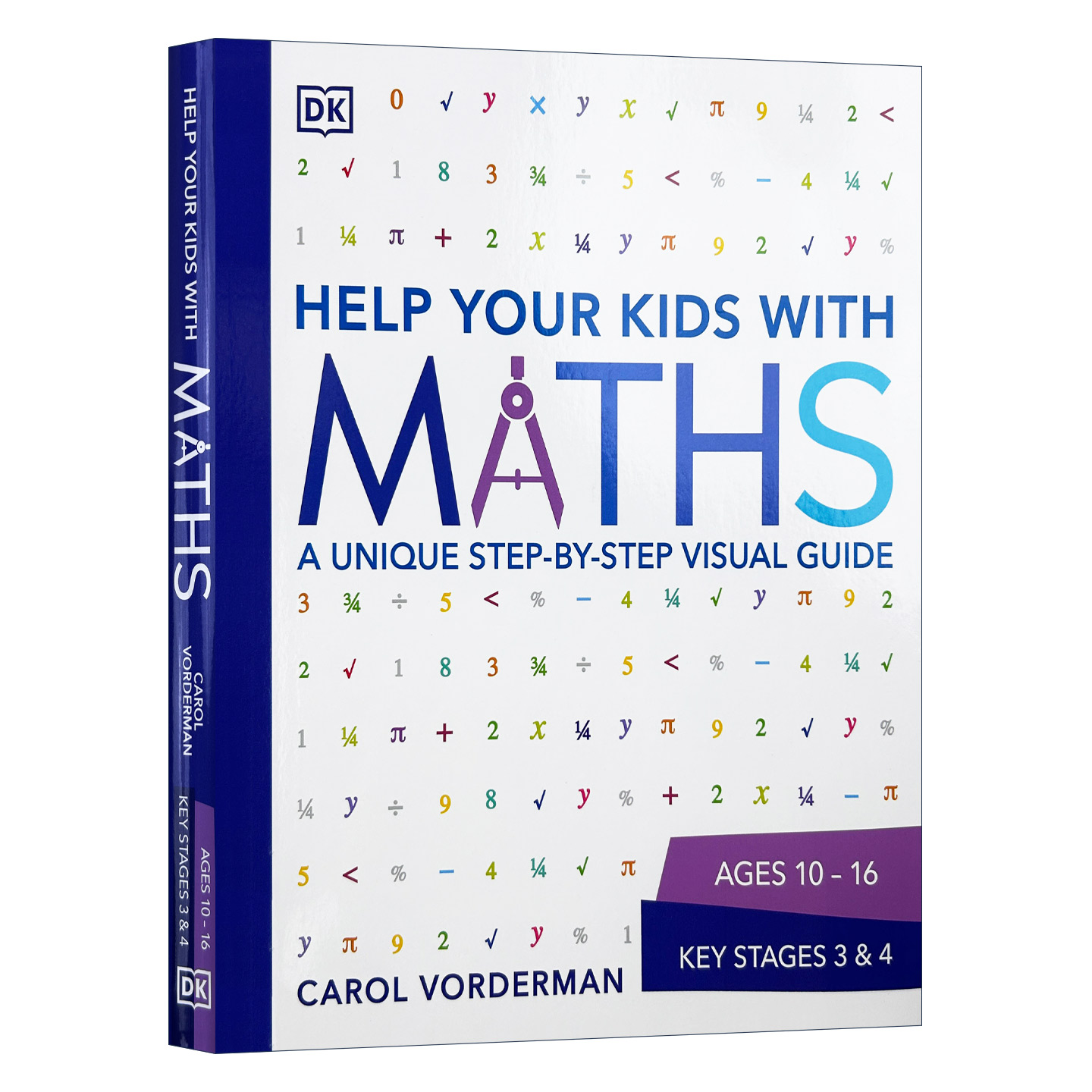 DK帮助你的孩子学数学 英文原版 Help Your Kids with Maths 家长参考书 家庭教育系列图解指南 掌握学习技巧 英文版原版英语书籍