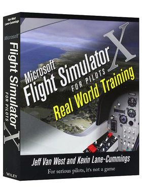 英文原版 Microsoft Flight Simulator X for Pilots 微软模拟飞行员指南 英文版 进口英语原版书籍