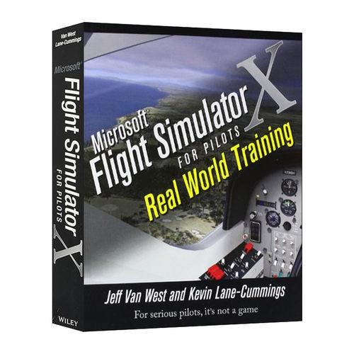 英文原版 Microsoft Flight Simulator X for Pilots 微软模拟飞行员指南 英文版 进口英语原版书籍