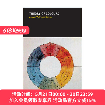 英文原版 Theory of Colours The MIT Press 色彩理论 设计 Johann Wolfgang von Goethe歌德 英文版 进口英语原版书籍