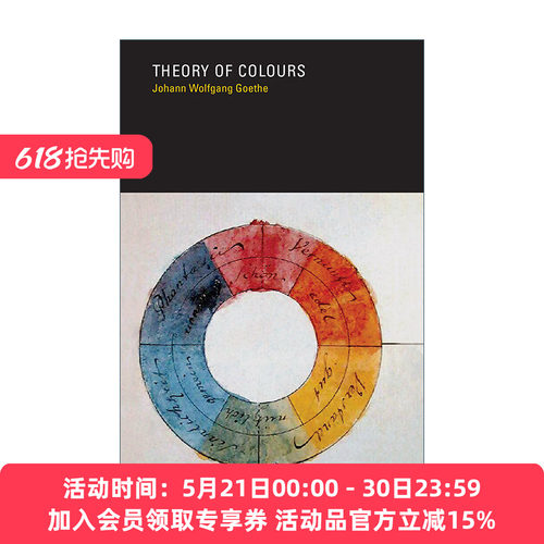 英文原版 Theory of Colours The MIT Press 色彩理论 设计 Johann Wolfgang von Goethe歌德 英文版 进口英语原版书籍