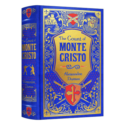 英文原版小说 Count of Monte Cristo  基督山伯爵 巴诺经典 皮革精装收藏版 英文版 进口英语原版书籍