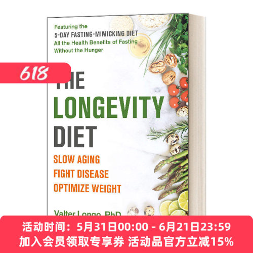 英文原版 The Longevity Diet 长寿食谱 英文版 进口英语原版书籍