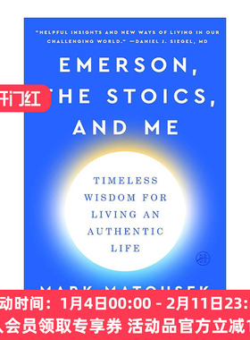 英文原版 Emerson the Stoics and Me 美国斯多葛派的教训 爱默生如何改变你的生活 英文版 进口英语原版书籍