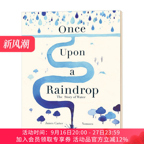曾经的雨滴 英文原版 Once Upon a Raindrop 水的故事 英文版儿童英语科普绘本 进口原版英语书籍 James Carter
