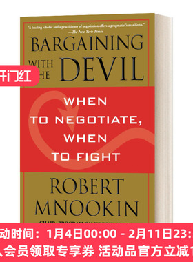 英文原版 Bargaining with the Devil 与魔鬼讨价还价 英文版 进口英语原版书籍