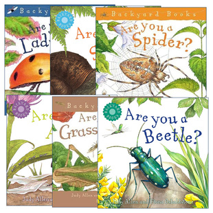 你是一只系列6册 科普绘本 进口英语原版 Are 书籍 英文版 You Books 英文原版 Backyard