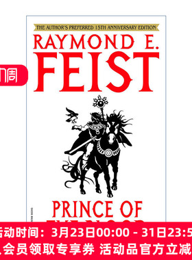 英文原版 Prince of the Blood Riftwar Cycle Krondor's Sons 01 克朗多之子系列1 血之王子 奇幻小说 Raymond E. Feist 英文版