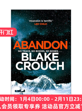 英文原版 Abandon 遗弃 惊悚悬疑推理小说 人生复本作者布莱克·克劳奇 Crouch Blake 英文版 进口英语原版书籍
