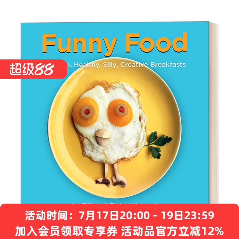 趣味早餐 英文原版 Funny Food 365种有趣 营养的创意早餐 儿童 精装营养食谱 Bill Wurtzel 英文版 进口英语原版书籍
