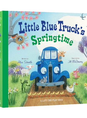 英文原版 Little Blue Truck s Springtime 蓝色小卡车的春天 绘本 英文版 进口英语原版书籍