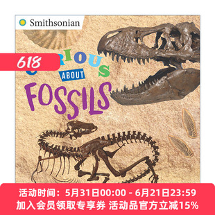 对化石的好奇  英文原版 Curious About Fossils Smithsonian 史密森系列 儿童科普百科绘本 Kate Waters 英文版 进口英语原版书籍