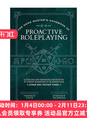 英文原版 The Game Master’s Handbook of Proactive Roleplaying 游戏大师 角色扮演手册 英文版 进口英语原版书籍