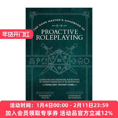 英文原版 The Game Master’s Handbook of Proactive Roleplaying 游戏大师 角色扮演手册 英文版 进口英语原版书籍