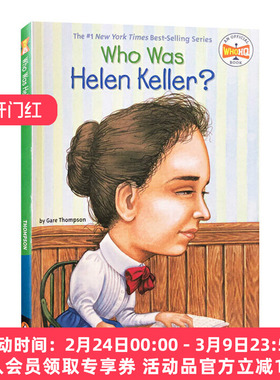 英文原版 Who Was Helen Keller 谁是海伦凯勒 历史知名女伟人系列 英文版 进口英语原版书籍