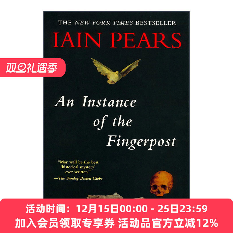 指柱的实例  英文原版 An Instance of the Fingerpost 历史推理小说 Iain Pears 英文版 进口英语原版书籍