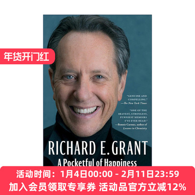 英文原版 A Pocketful of Happiness 理查德·格兰特回忆录 英文版 进口英语原版书籍