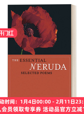 巴勃罗·聂鲁达诗选 英文原版 The Essential Neruda Selected Poems 诺贝尔文学奖得主 豆瓣高分推荐 英文版 进口英语原版书籍