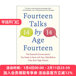 英文原版 Fourteen Talks by Age Fourteen 青春期关键对话 如何与你的孩子无话不谈 育儿指南 Michelle Icard 进口英语原版书籍